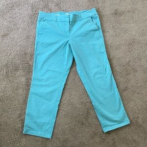 Loft Outlet Chino Crop pants size 14 teal